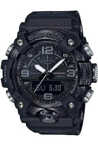 Pre-owned Casio Watch G-shock Bluetooth Equipped Carbon Core Guard Structure Men's In All Black