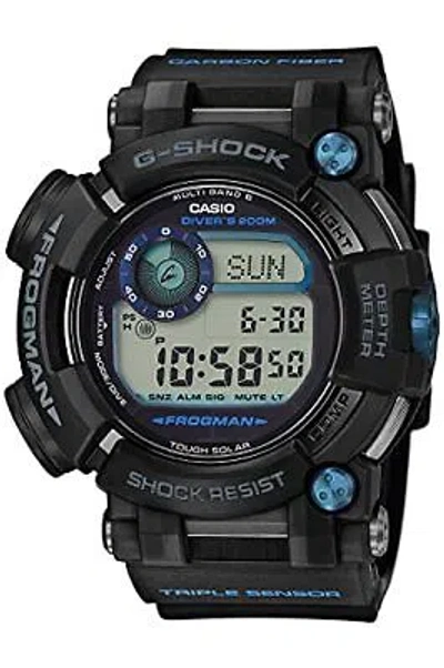 Pre-owned Casio [] Watch G-shock Diver's Watch Frogman Radio Solar Gwf-d1000b-1jf Black