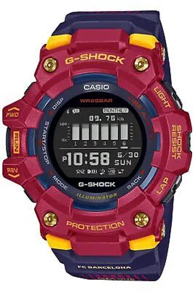 Pre-owned Casio Watch G-shock G-squad Bluetooth Equipped With Barcelona Matchday Multi In Limited Model / Fc Barcelona Matchday Collaboration