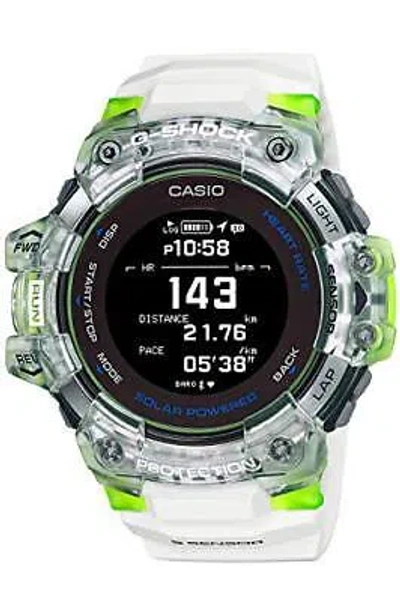 Pre-owned Casio Watch G-shock G-squad Men Clear Resistant To Shock Gps Gbd-h1000-7a9jr