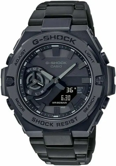 Pre-owned Casio Watch G-shock G-steel Bluetooth Equipped Gst-b500bd-1ajf Men's Black