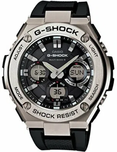 Pre-owned Casio Watch G-shock G-steel Gst-w110-1ajf Men G-steel Tough Solar From Japan