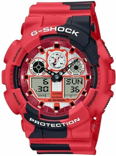Pre-owned Casio Watch G-shock Ga-100jk-4ajr Men's Red