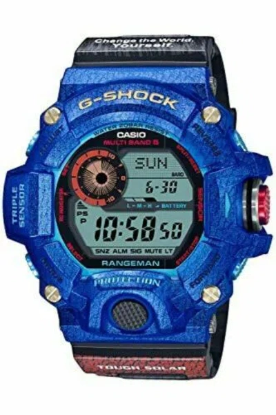 Pre-owned Casio Watch G-shock Love The Sea And The Earth Gw-9406kj-2jr Men's