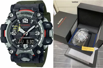 Pre-owned Casio Watch G-shock Mudmaster Radio Solar Gwg-2000-1a3jf Men's Green
