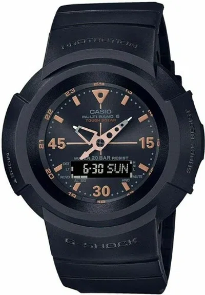 Pre-owned Casio Watch G-shock Radio Solar Awg-m520g-1a9jf Men's Black