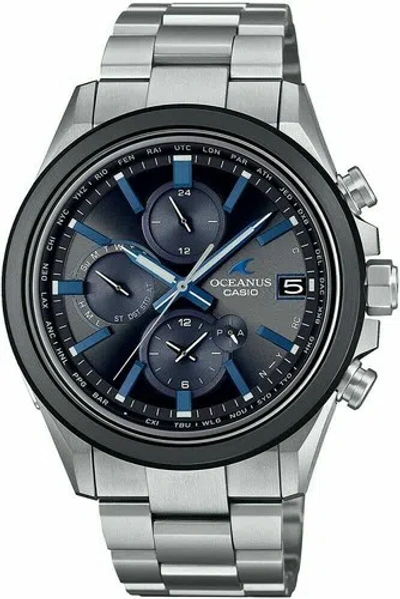 Pre-owned Casio Watch Oceanus Bluetooth Equipped Radio Solar Ocw-t4000a-1ajf Men's