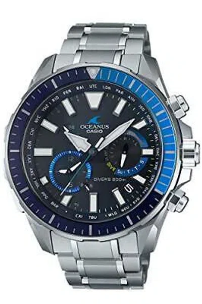 Pre-owned Casio [] Watch Oceanus Cachalot Diving Log Ocw-p2000-1ajf