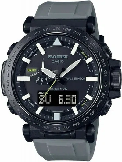 Pre-owned Casio Watch Protrek Maxi Fresh Plus Replacement Band Prw-6620yfm-1jr Men's
