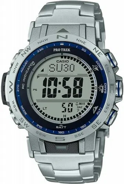 Pre-owned Casio Watch Protrek Radio Solar Prw-31yt-7jf Men's Silver