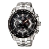 Casio Waterproof Edifice Mens Black Analog In Metallic