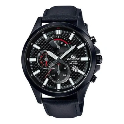 Casio Waterproof Edifice Mens Black Analog