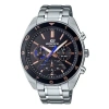 Casio Waterproof Edifice Quartz Stainless Steel Strap Mens Silver Analog/digital Combo