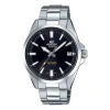 Casio Waterproof Edifice Sapphire Crystal Mens Silver Analog In Metallic