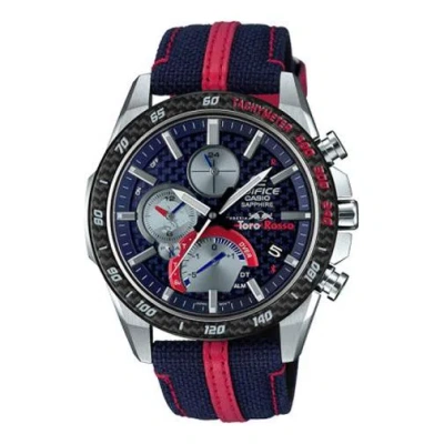 Casio Waterproof Limited Edition Edifice Sapphire Crystal Sports Solar Powered Mens Red/black Analog