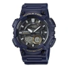 Casio Waterproof Mens Blue Analog/digital Combo