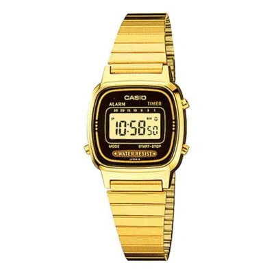 Casio Waterproof Quartz Gold Digital
