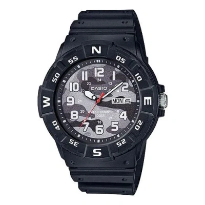 Casio Waterproof Quartz Sports Mens Black Analog