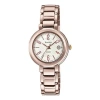 Casio Waterproof Sheen Quartz Sapphire Crystal Rose Gold Analog