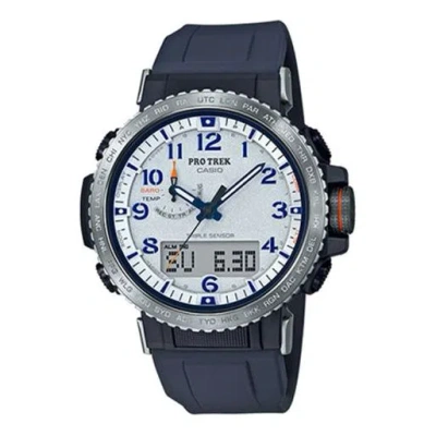 Casio Waterproof Solar Powered Sports Mens Blue Analog/digital Combo