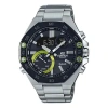 Casio Waterproof Sports Edifice Mens Silver Analog/digital Combo