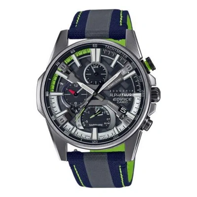 Casio Waterproof Sports Edifice Sapphire Crystal Solar Powered Mens Blue Analog