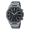 Casio Waterproof Sports Edifice Solar Powered Mens Black Analog