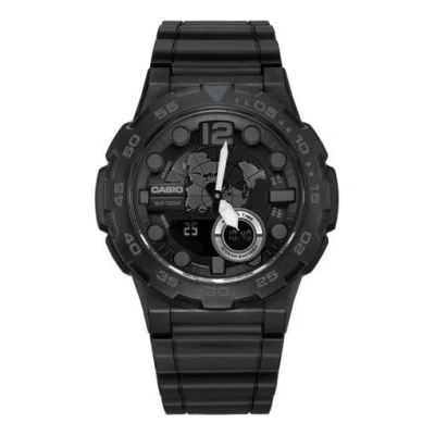 Casio Waterproof Sports Mens Black Analog