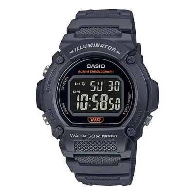 Casio Waterproof Sports Quartz Mens Black Digital