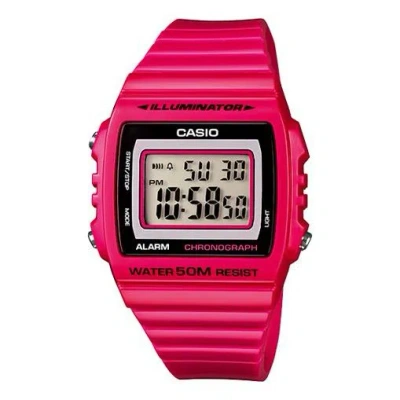 Casio Waterproof Sports Quartz Unisex Mens Pink Digital