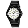 Casio Waterproof Sports Quartz White Analog In Black