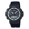 Casio Waterproof Sports Shockproof Solar Powered Mens Black Analog/digital Combo