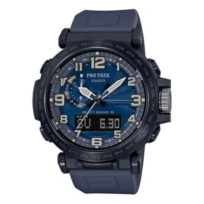 Casio Waterproof Sports Shockproof Solar Powered Quartz Mens Blue Analog