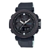 Casio Waterproof Sports Solar Powered Mens Black Analog/digital Combo