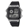 Casio Waterproof Sports Unisex Mens Black Digital