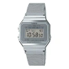 Casio Waterproof Sports Unisex Mens Silver Digital In Metallic