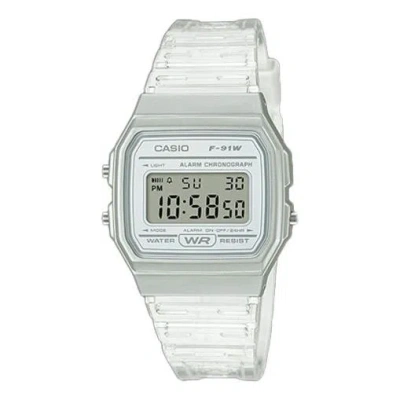 CASIO CASIO WATERPROOF SPORTS UNISEX MENS WHITE DIGITAL