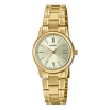 Casio Waterproof Stainless Steel Strap Gold Analog