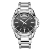 Casio Waterproof Stainless Steel Strap Quartz Mens Black Analog In Silver
