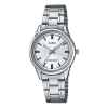 Casio Waterproof Stainless Steel Strap Quartz Silver Analog In Metallic