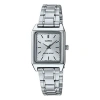 Casio Waterproof Stainless Steel Strap Silver Analog In Metallic