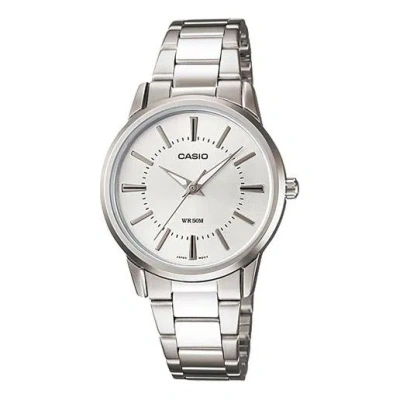 CASIO CASIO WATERPROOF STAINLESS STEEL STRAP SILVER ANALOG
