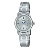 Casio Waterproof Stainless Steel Strap Silver Analog In Metallic