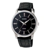 Casio Waterproof Unisex Mens Black Analog