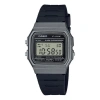 Casio Waterproof Unisex Mens Black/grey Digital