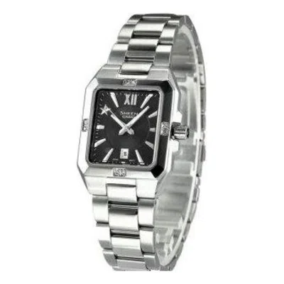 Casio Waterproofes Black Analog In Metallic