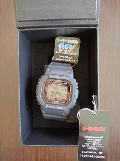 Pre-owned Casio With Tags  G-shock Gw-5000u-1jf Black Solar Radio Digital Men's Watch