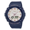 Casio (wmns)  Baby-g Digital-analog 'navy' In Blue