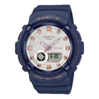 Casio (wmns)  Baby-g Digital-analog 'navy' In Blue