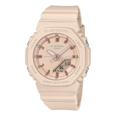 Casio (wmns)  G-shock Ga-2100 Series 'pink Beige' In Orange